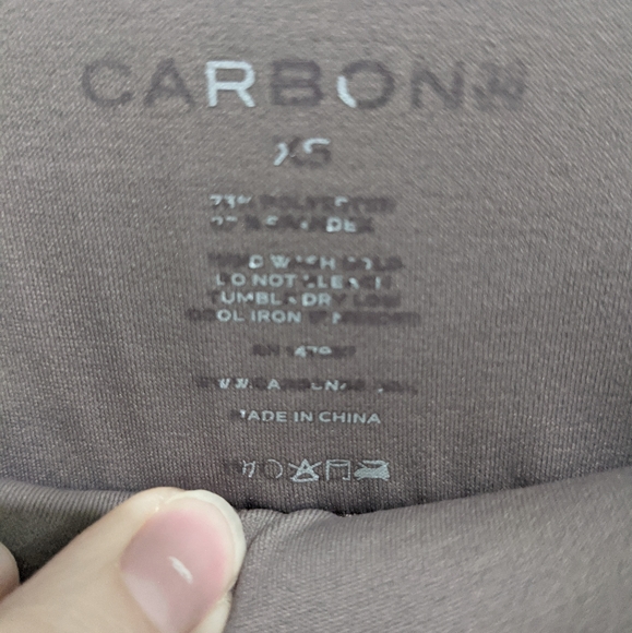 Carbon38 Tanjung Taupe Woven Side Paneled Leggings - Picture 7 of 12